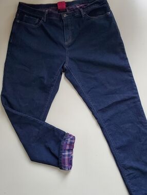 Realtree Plaid Fleece Lined Jeans size 16